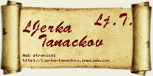 LJerka Tanackov vizit kartica